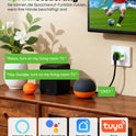Greensun WLAN Steckdose Mit Strommessung Smart Life APP - Stromzähler Für Steckdose Stromverbrauch Energiekostenmesser Zeitschaltuhr Sprachsteuerung Mit Alexa &Google 4PC