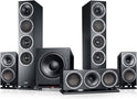 Teufel Theater 500 Surround Direkt 5.1 Heimkino-Set - Kinoatmosphäre Surround Sound System, Mächtiger Subwoofer, Allrounder Für Musik Und Filmton Sowie Eine Präzise Ortung Bei Games - Schwarz