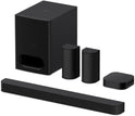 Sony BRAVIA Theatre System 6 (5.1-Kanal-Surround Sound, 1000 W, Inkl. Rücklautsprecher & Subwoofer, Dolby Atmos, DTS:X, AI Voice Zoom 3 Mit BRAVIA TV, DSEE, Multi-Stereo-Party-Modus) Schwarz
