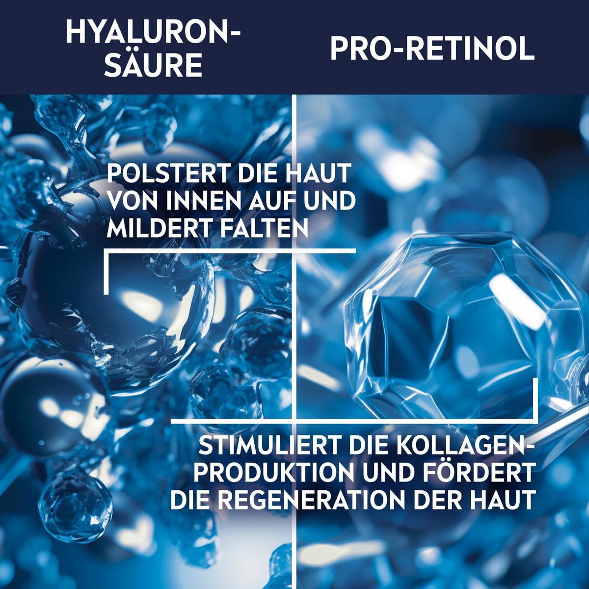 NIVEA MEN Anti-Age Hyaluron Feuchtigkeitscreme, Gesichtspflege Für Männer Mit Hyaluron, Pro-Retinol Und LSF 15, Gesichtscreme Für 24H Feuchtigkeit Und Sichtbare Faltenmilderung (50 Ml)
