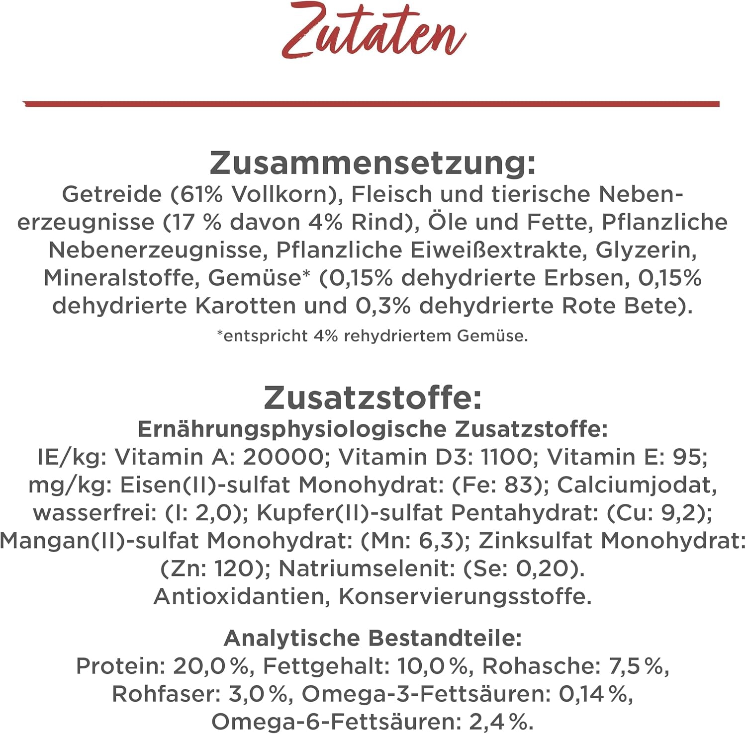 Beneful Original Hundefutter Trocken, Mit Rind Und Gartengemüse, 4Er Pack (4 X 2,8Kg)