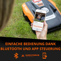 YARD FORCE Compact 300RBS, Mähroboter Bis 300 Qm Rasenfläche, Iradar, Ultraschallsensoren, Bürstenloser Motor, Einfache Bedienung, Bluetooth- Und App-Steuerung, 30% Steigung, 20V / 2,0Ah Li-Ion Akku