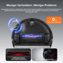 Roborock Q10 X5 Saugroboter Mit Wischfunktion, 10.000 Pa Saugkraft, Dual Anti-Tangle System, Jawscrapers Bürste, Intelligente Hindernisvermeidung, Saug Und Wischroboter Für Tierhaare&Teppiche, Schwarz