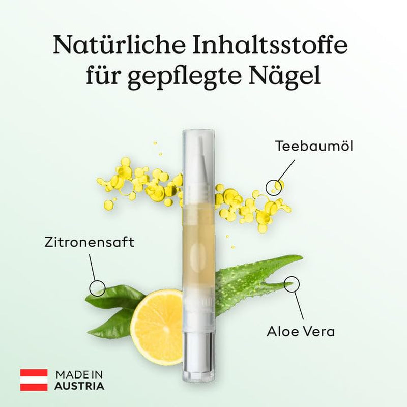 Health Routine Nail Care Pen Nagelöl 2 Pack — DAS ORIGINAL Aus Österreich Für Gepflegte Fingernägel & Fußnägel, Mit Teebaumöl & Aloe Vera Für Kosmetische Pflege