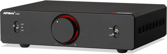 AIYIMA A20 Symmetrischer Stereoverstärker Mit Hpf-Einstellung Home Hifi 2.0/2.1 TPA3255 Desktop-Verstärker Der Klasse D PFFB Mit Cinch-/Xlr-Eingang Und 12-V-Trigger-Eingang Für Passive Lautsprecher