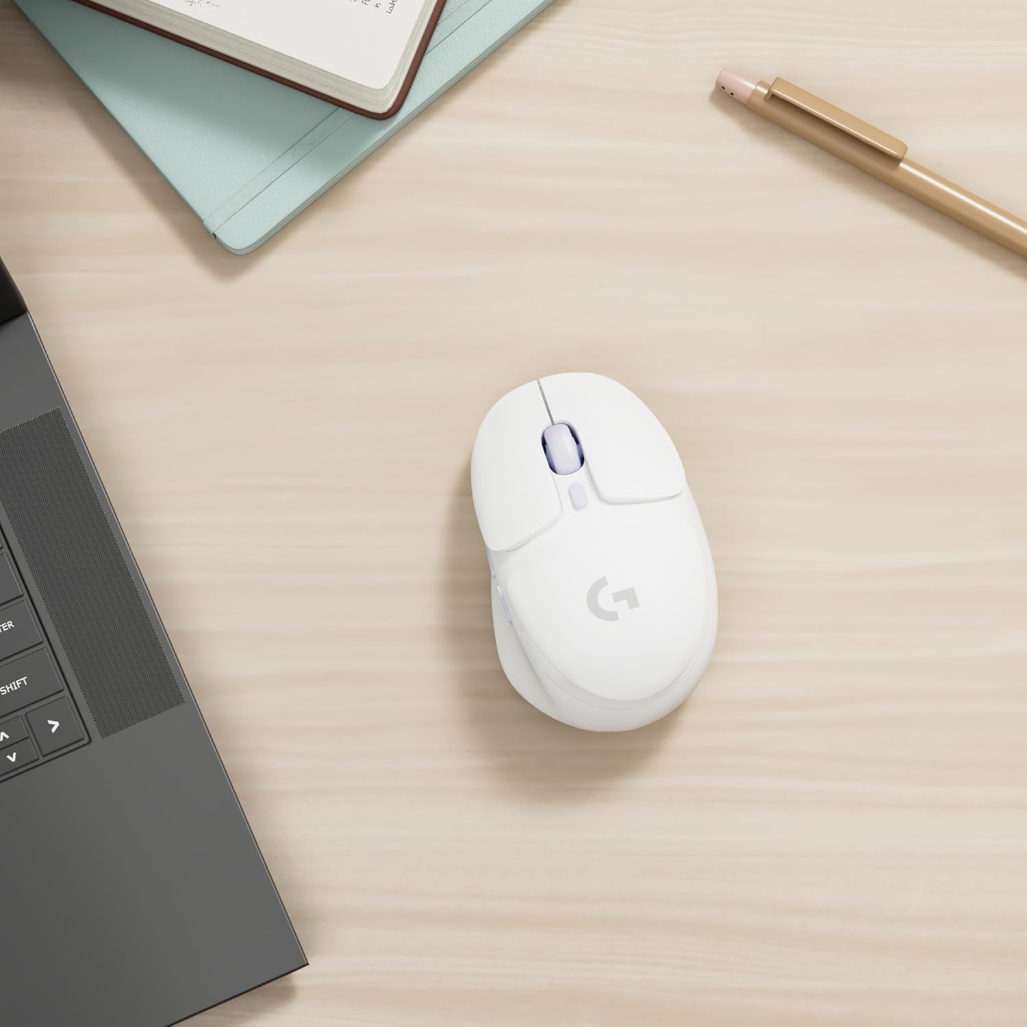 Logitech G705 Kabellose Gaming-Mouse, Anpassbare LIGHTSYNC Rgb-Beleuchtung, Kabellose Verbindung via LIGHTSPEED Und Bluetooth, Leicht, Pc/Mac/Laptop – Weiß