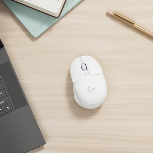 Logitech G705 Kabellose Gaming-Mouse, Anpassbare LIGHTSYNC Rgb-Beleuchtung, Kabellose Verbindung via LIGHTSPEED Und Bluetooth, Leicht, Pc/Mac/Laptop – Weiß