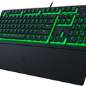 Razer Ornata V3 X - Flache Membran-Tastatur Mit Chroma RGB (Lautlose Membran-Switches, Ergonomische Handballenauflage, Tastenkappen Anti-Uv-Beschichtung) QWERTZ De-Layout | Schwarz