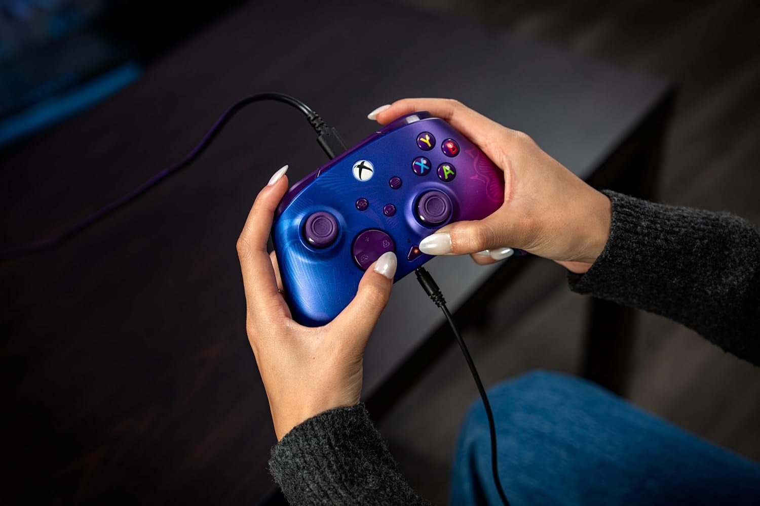Turtle Beach Rematch Advanced Purple Fade Wired Gaming Controller - Lizenziert Für Xbox Series X, S, Xbox One Und Windows PC, Mit Zuweisbaren Tasten Und Rumble-Feature-Motoren