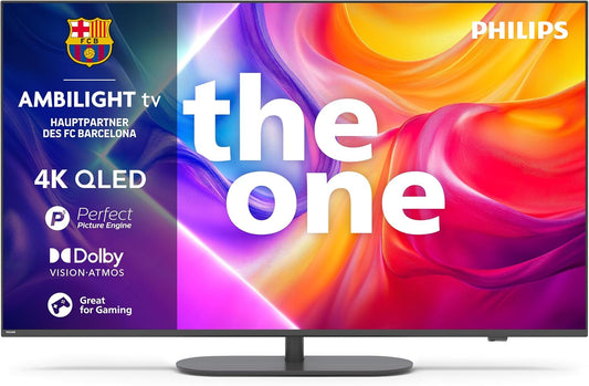 Philips Ambilight 'The One' 75PUS9000 4K QLED Smart TV - 75 Zoll Display Mit P5 Perfect Picture Engine Ultra HD, Titan OS, Dolby Vision Und Dolby Atmos Sound