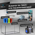 Aquarium Komplettset 30 Liter | Mit Led-Beleuchtung, Pumpe & Filter | 38X24X43 Cm Glasbecken | Gebogene Frontscheibe Für Panoramablick | Nano Aquarium Für Fische & Pflanzen | Schwarz