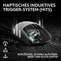 Logitech G PRO X2 SUPERSTRIKE Lightspeed Kabellose Gaming-Maus, Super Schnell, Äußerst Leicht (61 G), Anpassbare Klick-Haptik, Usb-C-Aufladung, Für Pc/Mac/Laptop - Weiß