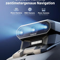 MAMMOTION YUKA Mini 2 500 Mähroboter Ohne Begrenzungskabel, Empf. 500 M², Ai-Gestützte Drei-Kamera-Bildverarbeitung Rasenmäher Roboter, Auto-Mehrzonen-Kartierung, Dropmow, 4.5Ah-Akku