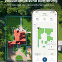 Eufy E15 Mähroboter Ohne Begrenzungskabel, Keine Signalausfälle, Kein RTK, Truevision Technologie, Smart-Navigation, Garten Bis 800M², Präzisionsrandschnitt, Hindernisvermeidung, App-Steuerung