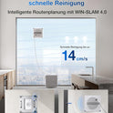 ECOVACS WINBOT W2S Omni Fensterputzroboter Mit Multifunktionsstation, Intelligenter Bis-An-Den-Rand-Reinigung Mit Truedge™, Aufladen Während Des Betriebs, DREI Wasserdüsen, 12-Stufigem Schutz