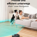 Eufy L60 Saugroboter, Ultra Starke 5.000Pa Saugkraft, Staubsauger Roboter Mit Ipath Laser-Navigation, Für Gründliche Bodenreinigung, App-Steuerung, Ideal Für Haare, Teppiche, Hartböden