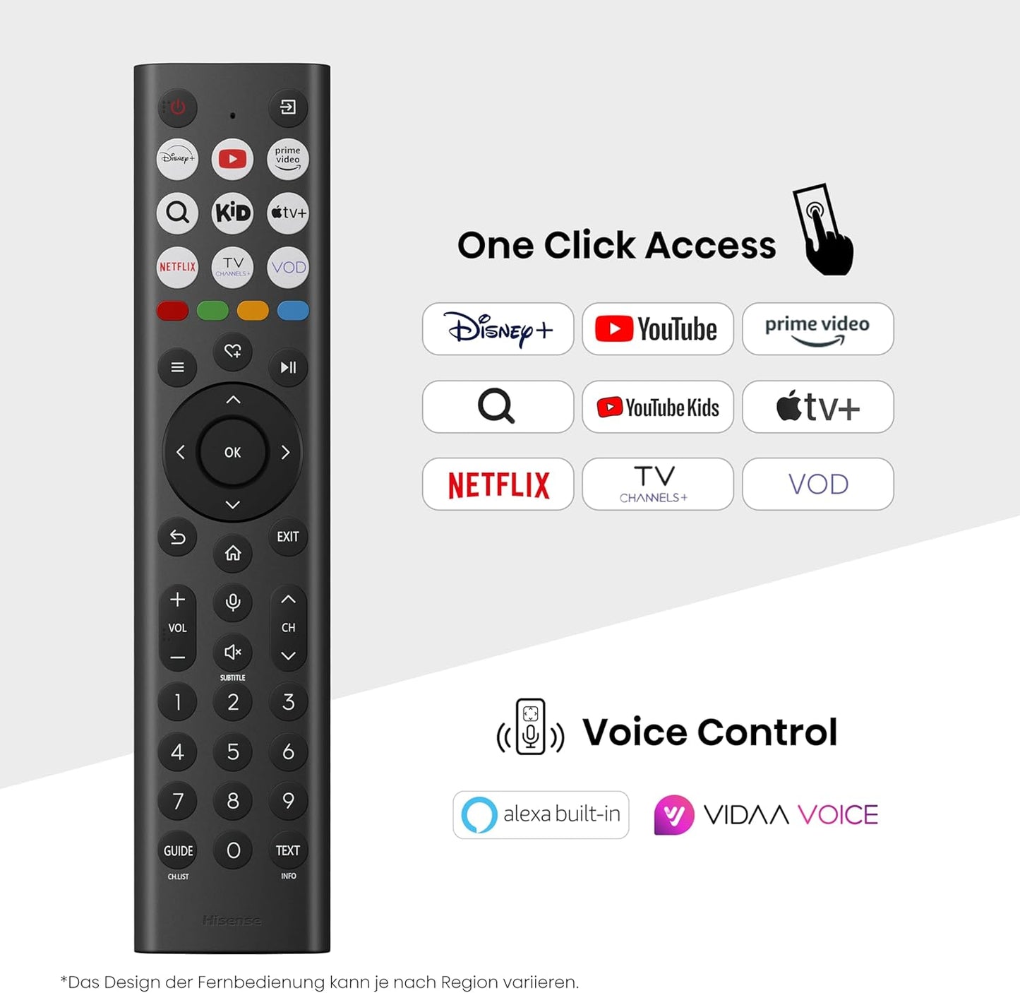 Hisense 75E7Q Fehrnseher, 75 Zoll, 4K UHD QLED, Smart TV, Game Mode Plus, Filmaker Mode, Dolby Vision Atmos, HDR10, HLG, HDR Immersive, AI 4K Upscaler, Dolby MS12, DTS X, Sprachsteuerung [2025]