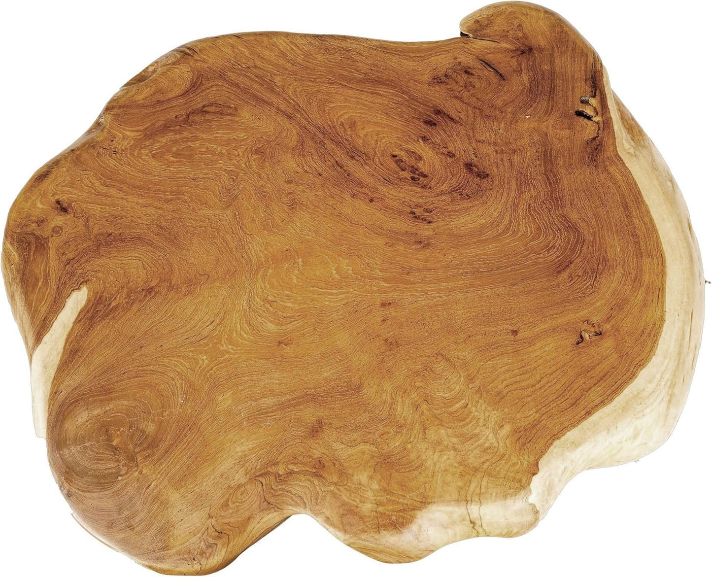 Windalf Rustikaler Beistelltisch AVENIDA 67 Cm Couchtisch Balkontisch Handarbeit Wurzelholz