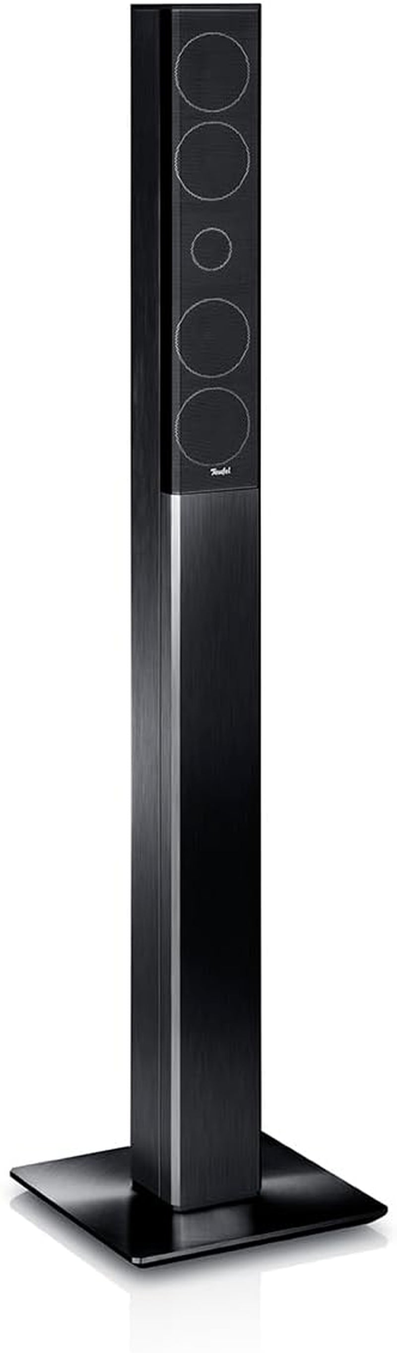 Teufel LT 4-5.1 Heimkino Set L - Home Cinema Soundanlage Mit Subwoofer Und Säule Aus Aluminium, Bassreflex, Hi-Fi Sound System - Schwarz