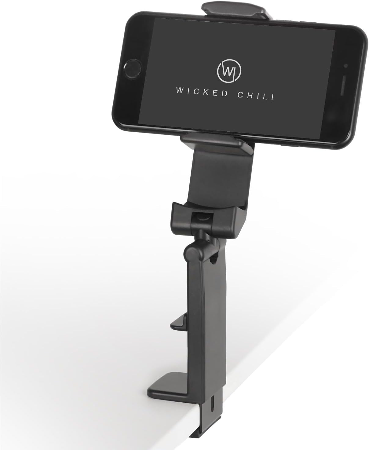 Wicked Chili 2X Universal Handyhalterung Für Flugzeug, Bahn & Küche | 360° Klemmhalterung, Iphone Monitor Halterung | Reise Gadgets Handyhalter Tisch Iphone, Samsung Halter (Patentiert)