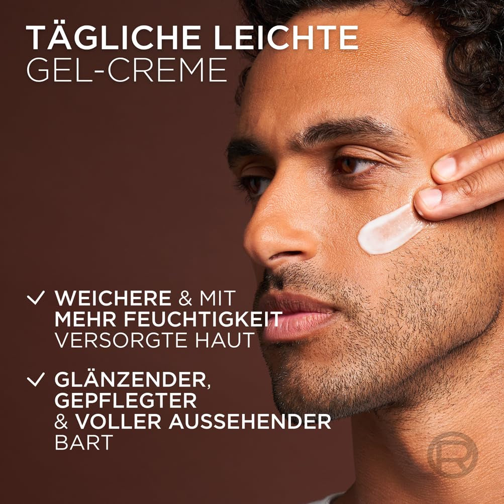 L'Oréal Men Expert Bart & Haut XXL Feuchtigkeitspflege Für Männer, Gesichtscreme Für Den 3-Tage-Bart, Bartpflege Für Herren Mit Zedernholzöl, Barber Club, [Amazon Exclusive], 1 X 100 Ml
