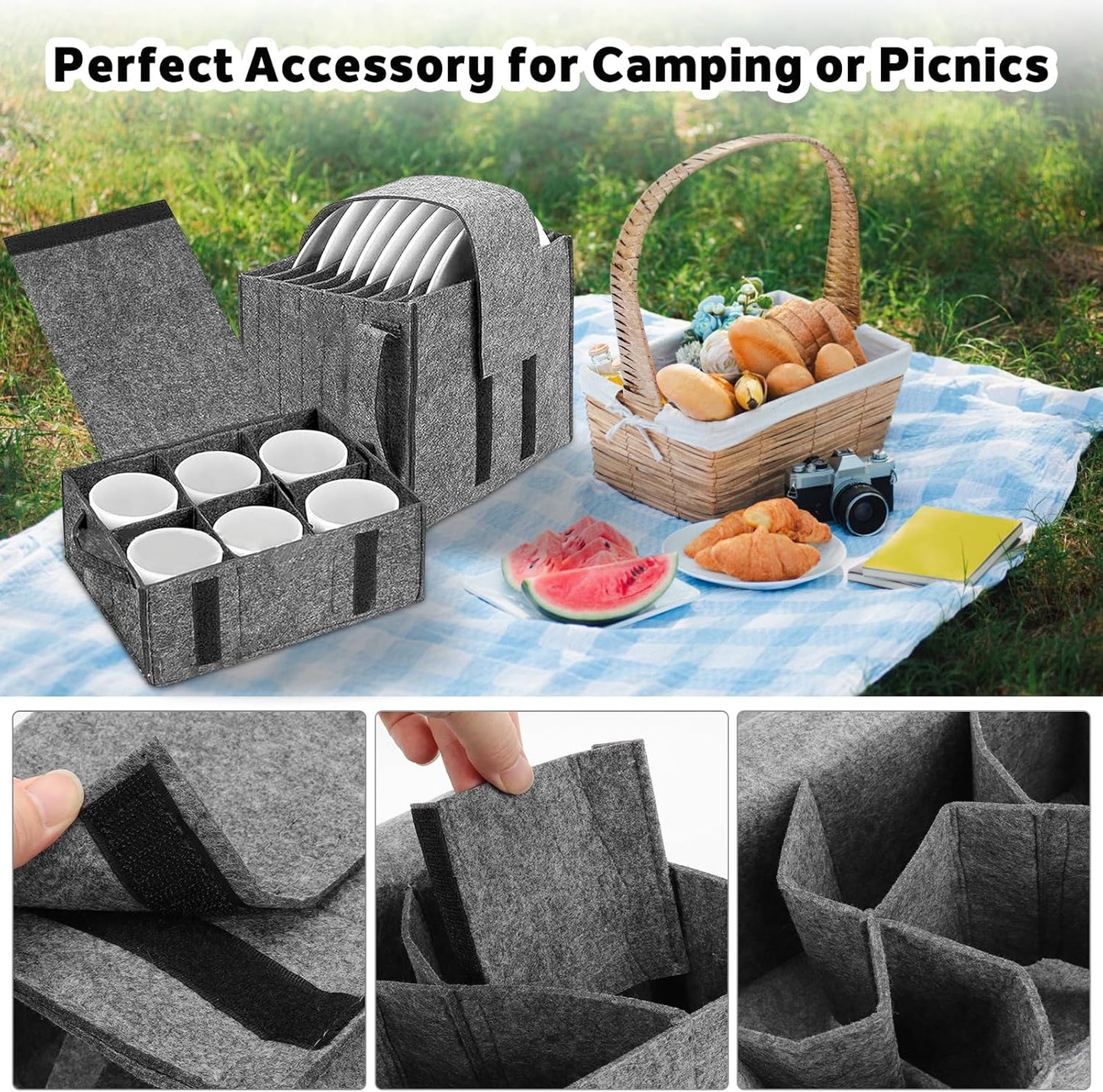 Tellerhalter Und Tassenhalter Für Wohnmobil - 2 Stück, Aufbewahrung Für 8 Teller 6 Tassen, Organizer Schrank Camping Zubehör Küche Becherträger Für Wohnwagen Und Boote