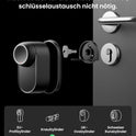 Switchbot WLAN Smart Lock Ultra Mit Fingerabdruck-Entsperrung, Elektronisches Türschloss Mit Aufladbarem Akku, Türöffner per Fingerprint, Passcode, Smartphone, Alexa, Google, Unterstützt Matter