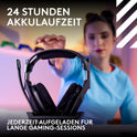 Logitech G Astro A50 LIGHTSPEED, Kabelloses Gaming-Headset + Basisstation (5. Generation), PRO-G GRAPHENE, 3-System-Umschaltung, USB-C, Xbox, PS5, Pc/Mac, Nintendo Switch/Switch 2, Bluetooth - Schwarz