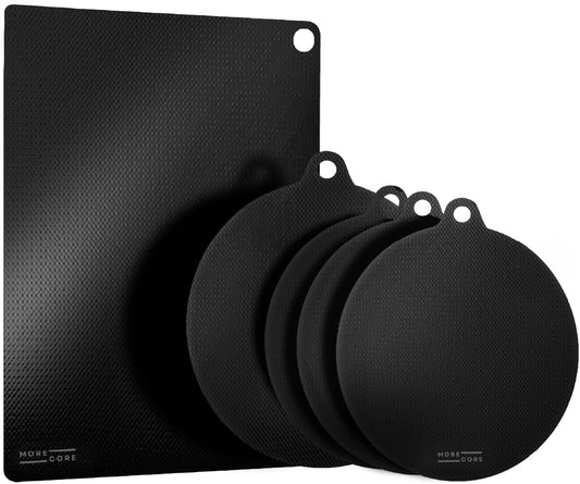 Induktionsschutzmatte | Herdabdeckplatte | Herdabdeckung Induktionsfeld | Kochfeld Abdeckung | Induktionsmatte | Abdeckung Induktionskochfeld | Silikon Matte | Herdabdeckplatten | 5 Stück