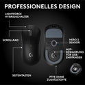 Logitech G PRO X Superlight 2 SE Kabellose Gaming-Maus, 60 G Pro-Grade-Maus Mit 5 Programmierbaren Tasten, 44K-Dpi-Sensor, 8.000 Hz Signalrate, Usb-C-Ladefunktion Für Pc/Mac - Schwarz