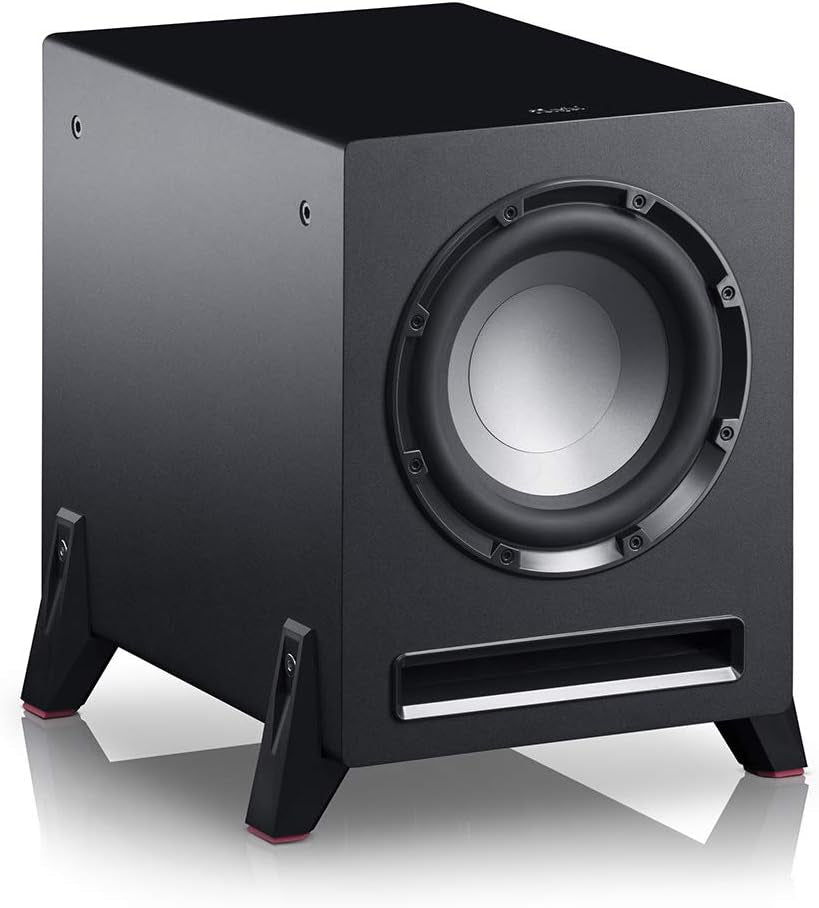 Teufel LT 4-5.1 Heimkino Set L - Home Cinema Soundanlage Mit Subwoofer Und Säule Aus Aluminium, Bassreflex, Hi-Fi Sound System - Schwarz