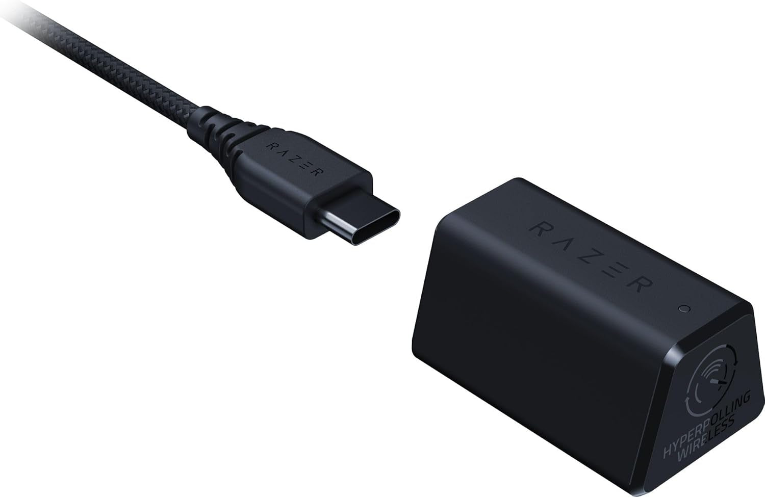 Razer Deathadder V3 Pro Wireless Gaming Maus + Hyperpolling Wireless Dongle: 63G Ultra Lightweight - Focus Pro 30K Optical Sensor - Optical Switches Gen-3-5 Programmierbare Tasten - Schwarz