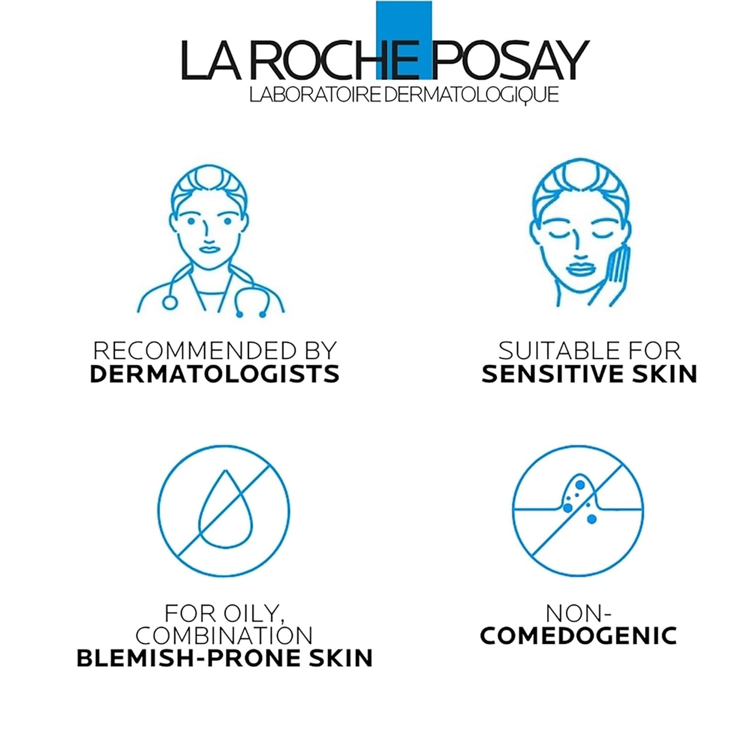 La Roche Posay Mikro-Peeling Reinigungsgel, Für Gesicht Und Körper, Für Unreine, Fettige Haut, Sanft Exfolierend, Mit LHA, Salicylsäure, Glycerin Und Zink, 400 Ml