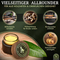 100% Natural Woodcare, Natürliche Holzpflege, Premium Holzwachs, Holzschutz Innen Und Außen, Möbelwachs, Möbelpflege Mit Bienenwachs Und Leinöl, 100Ml, Sehr Ergiebig