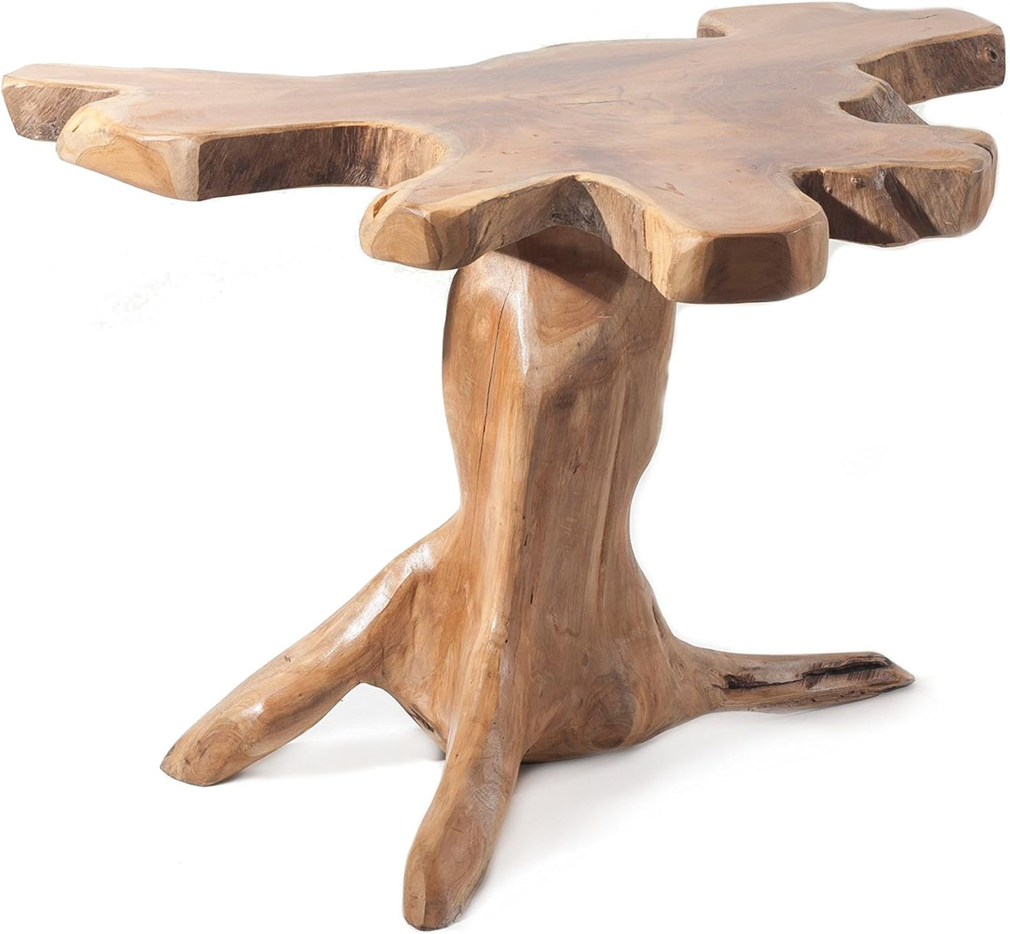 Windalf Hobbit Beistelltisch Shanya H: 51 Cm Balkontisch Unikat Handarbeit Aus Wurzelholz