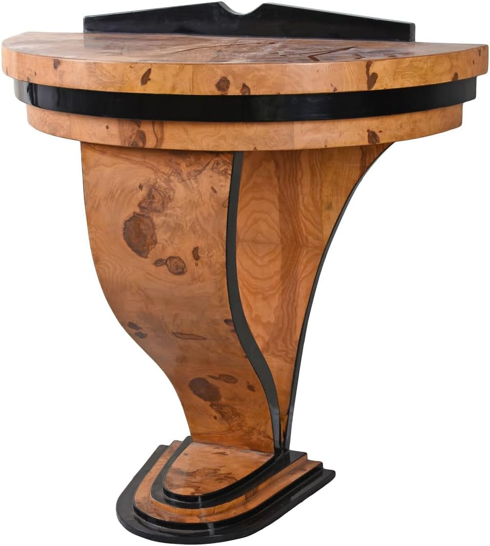 Art Deco Konsole Bauhaus Wandtisch Holztisch Tischkonsole Antik Wurzelholz Cat986 Palazzo Exklusiv
