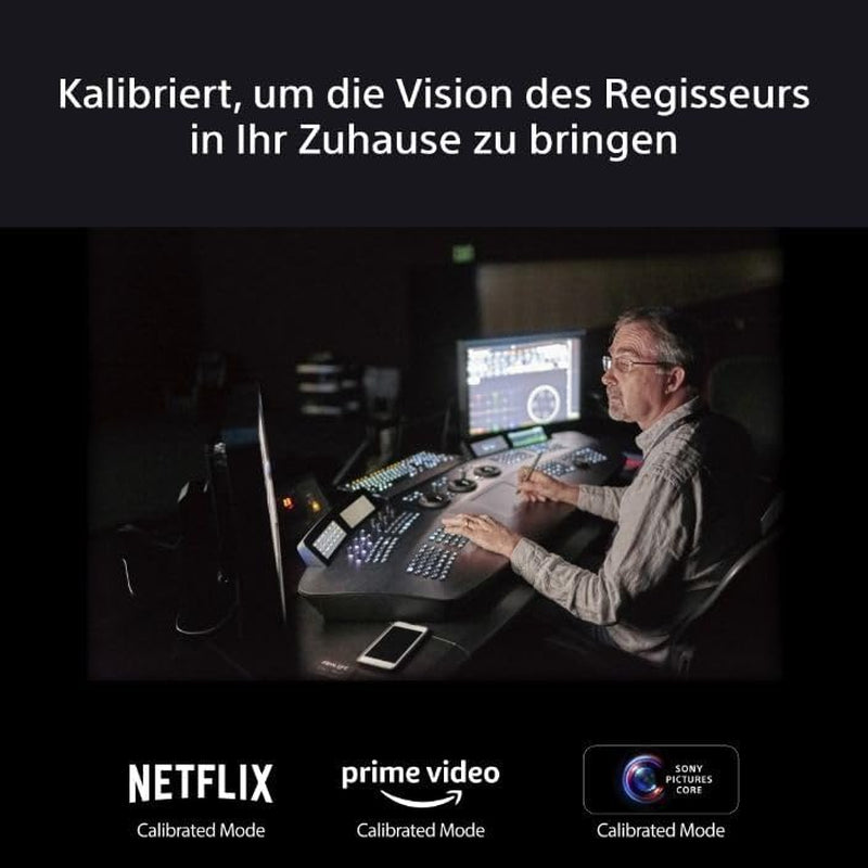 Sony BRAVIA 3 - Direct LED 50 Zoll Fernseher (K50S32), X-Balanced Speaker, Dolby Vision/Atmos, IMAX Enhanced, Google TV (2025), Google Cast, Apple Airplay 2, Eco Dashboard 2, Game Menu 2, Smart TV