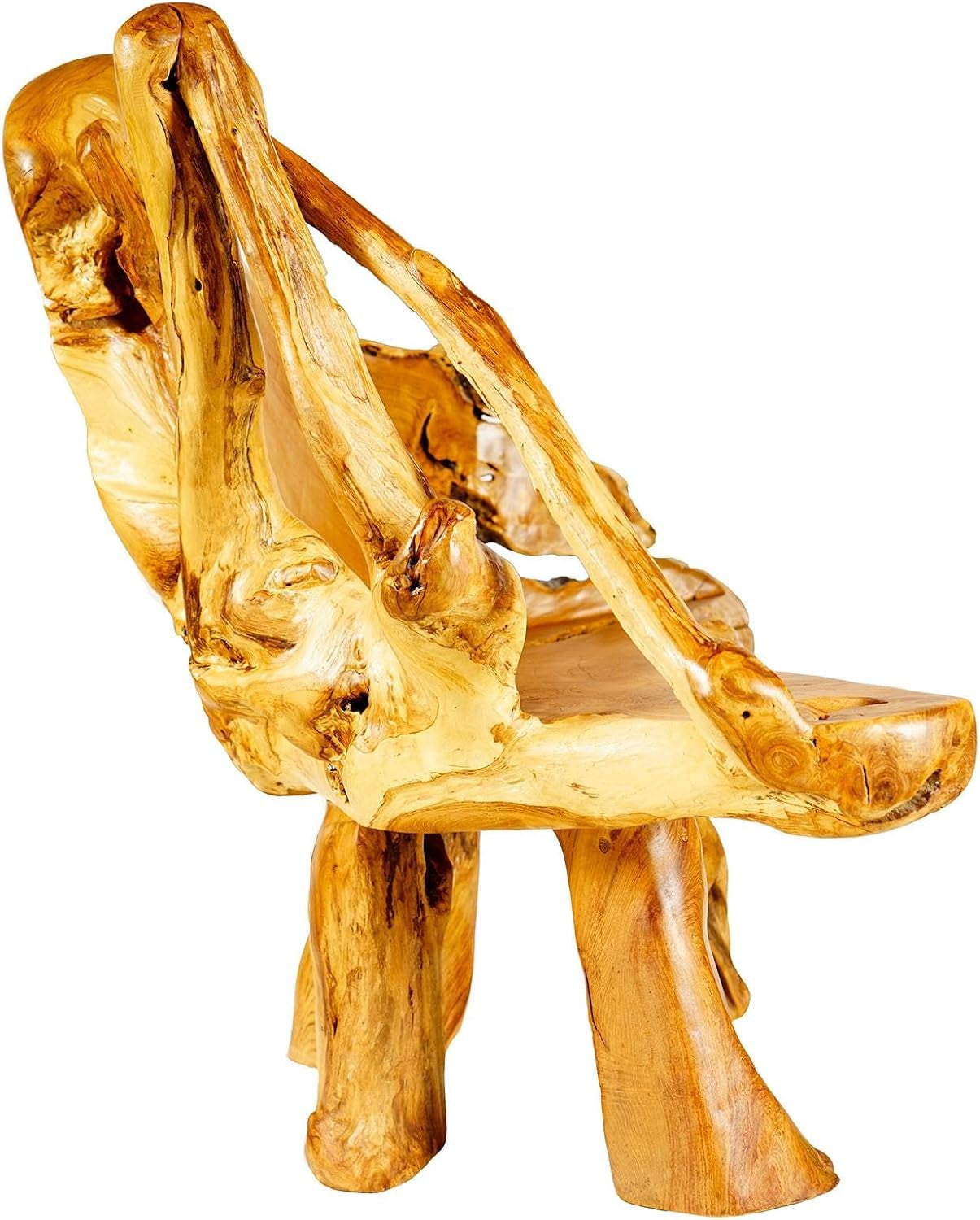 Windalf Hobbit Sitzbank Gartenbank RUBBY 134 Cm Handarbeit Wurzelholz