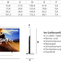 Philips Ambilight 77OLED760 4K OLED Smart TV - 77 Zoll Display Mit P5 AI Perfect Picture Engine Ultra HD, Titan OS, Dolby Vision Und Atmos Sound - Funktioniert Mit Alexa Und Google Sprachassistent