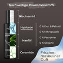 VIGOROUS® Gesichtscreme Männer -100 Ml Feuchtigkeitscreme Gesicht Als Tages- Und Nachtcreme - anti Aging Gesichtspflege Männer Mit Hanföl + Hyaluron - Moisturizer Face - Skin Care for Men