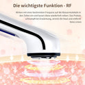CARER BEAUTY Gesichtsmassagegerät Gegen Falten 5 in 1 Radiofrequenz Gerät Gesicht Mit 2 LED Lichttherapie RF Vibration Ion Für anti Falten&Aging Akne Entferne Gesichtpflege Tiefenreinigung