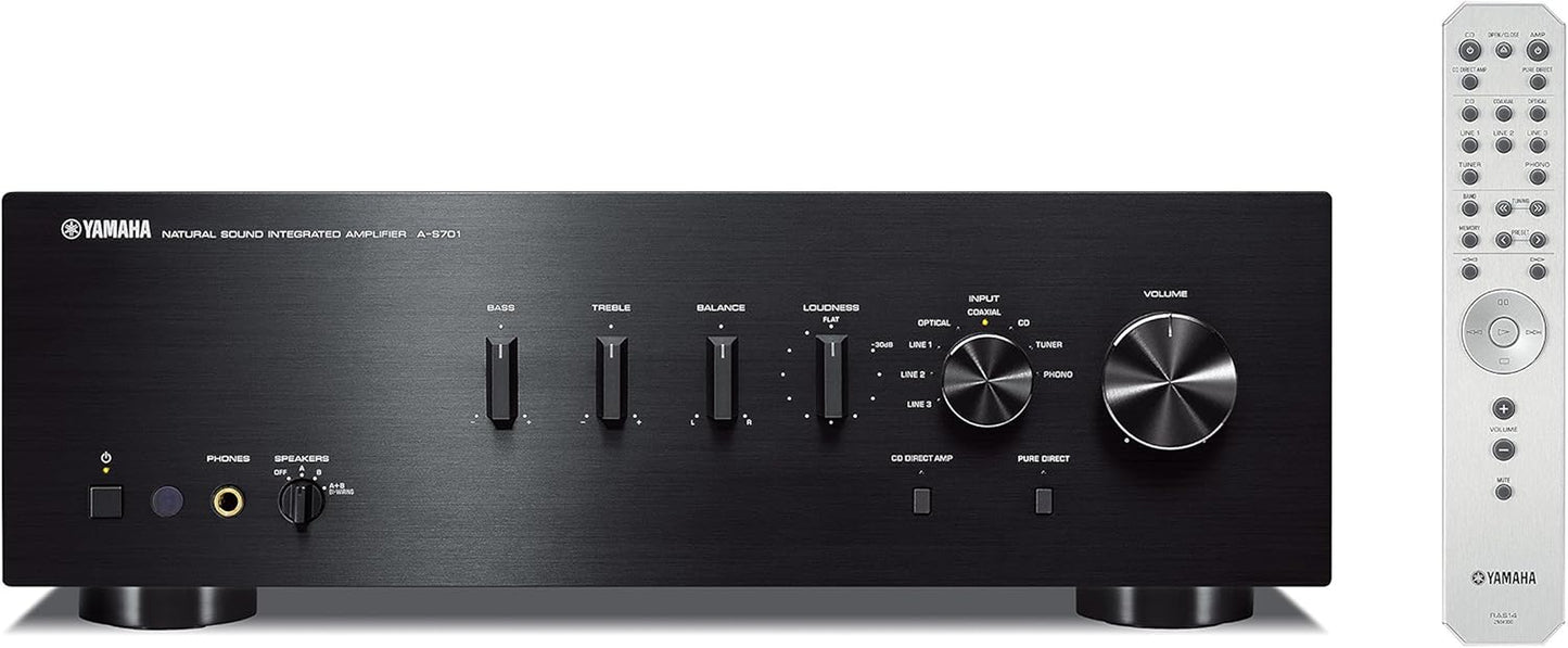 Yamaha A-S701 Stereo-Vollverstärker Mit D/A Wandler Schwarz