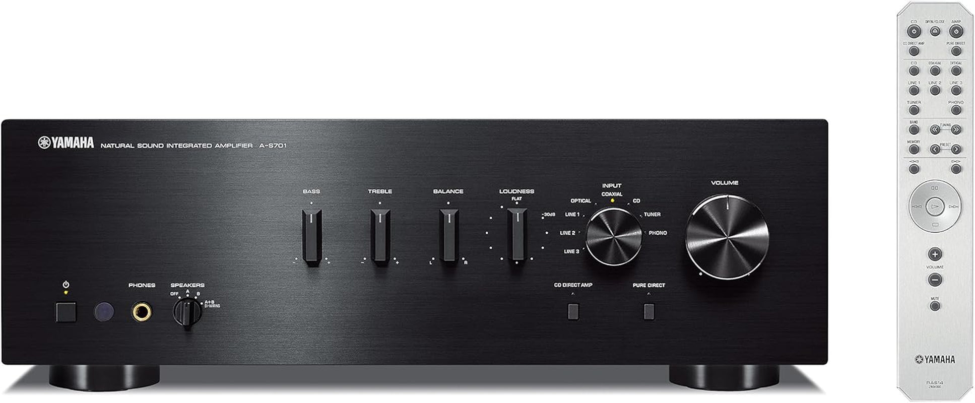 Yamaha A-S701 Stereo-Vollverstärker Mit D/A Wandler Schwarz
