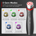 Microcurrent vibration massager red blue light water light pore beauty device