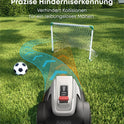 Eufy E15 Mähroboter Ohne Begrenzungskabel, Keine Signalausfälle, Kein RTK, Truevision Technologie, Smart-Navigation, Garten Bis 800M², Präzisionsrandschnitt, Hindernisvermeidung, App-Steuerung