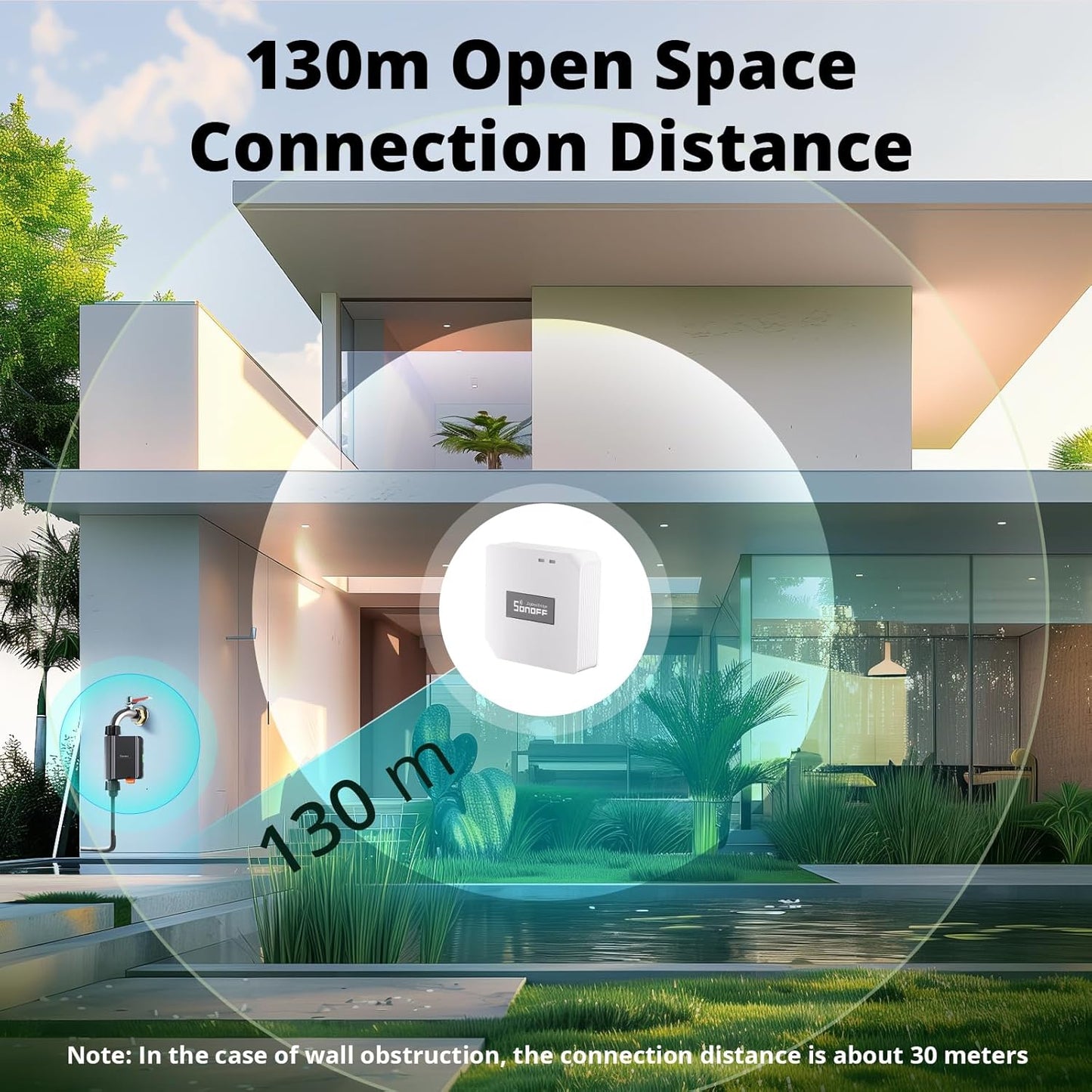 SONOFF Smart Bewässerungscomputer，App-Gesteuertes Automatisches Bewässerungssystem Mit Zeitplanung Und Mengensteuerung, Erfordert Zigbee 3.0 Hub, Kompatibel Mit Amazon Alexa Und Home Assistant