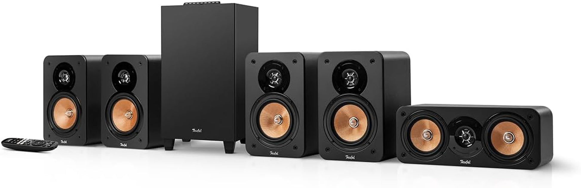 Teufel Ultima 20 Concept 5.1 Surround Soundsystem, Komplettsystem Heimkino Mit Integriertem Av-Receiver, Bluetooth, Dolby Audio, Usb-C-Soundkartenfunktion, HDMI ARC CEC (Schwarz)