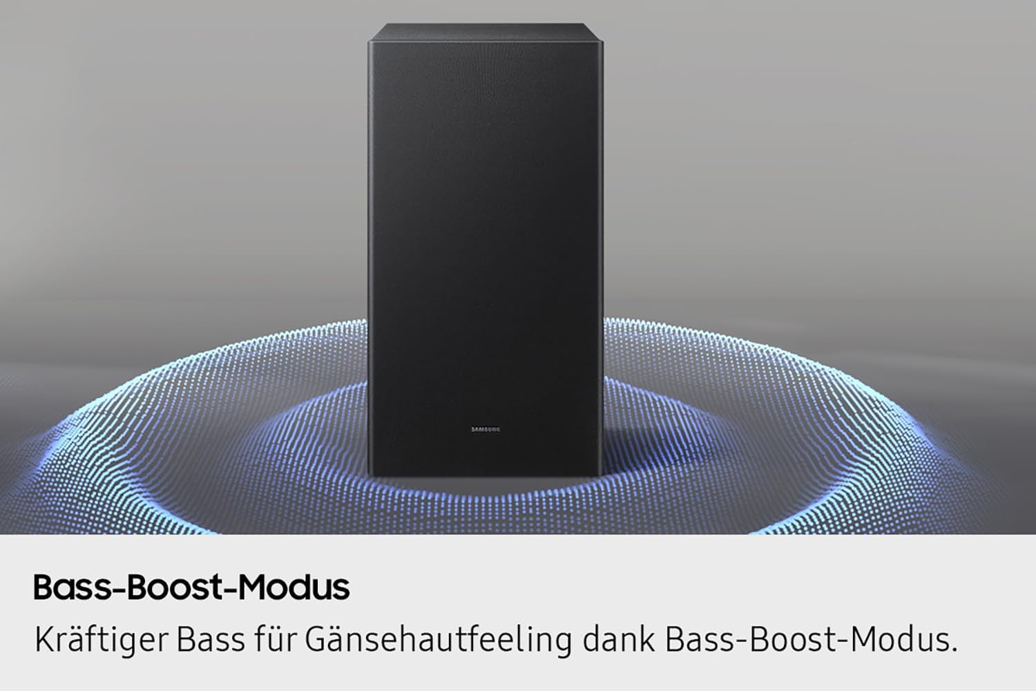 SAMSUNG HW-B460GF B-Series 2.1-Kanal-Soundbar Für Fernseher, Tv-Lautsprecher Mit Kabellosem 6,5"-Subwoofer, Game Mode, Adaptive Sound, Bass-Boost-Modus, Virtueller Surround Sound