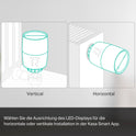 Tp-Link Kasa Smartes Heizkörperthermostat - Wifi Starter Kit, Inklusive 1 Thermostat Und 1 Hub, Heizungssteuerung (Kasa App, Geofencing, Fensteröffnungserkennung), Matter, Alexa