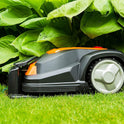 YARD FORCE Mähroboter SA900ECO Bis Zu 900Qm Rasenfläche/Selbstfahrender/Regensensor/Kantenschneidefunktion/Bürstenloser Motor / 40%-Steigung / 28V 2,0Ah Lithium-Ionen-Akku